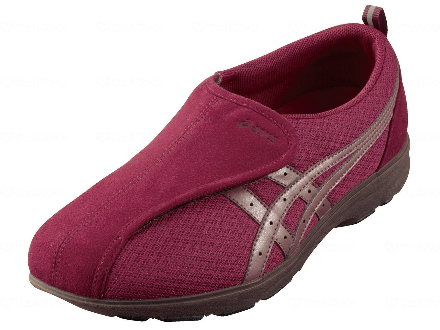 アシックスジャパンライフウォーカー307(W) ﾜｲﾝ/ﾜｲﾝ 23.0