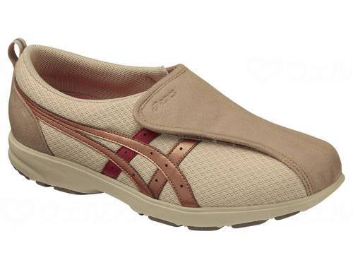 アシックスジャパンライフウォーカー307(W) ﾍﾞｰｼﾞｭ×ﾌﾞﾛﾝｽﾞ 22.5