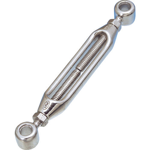 水本　ステンレス　枠式ターンバックル　Ａ＆Ａ　捻子径１分５厘　使用荷重１．２７ｋＮ　B-1538　1 個