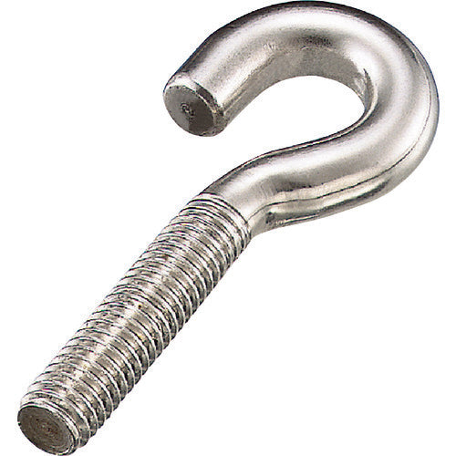 水本　ステンレス　Ｑフック　捻子径Ｍ−６　使用荷重０．２ｋＮ　B-1620　1 個