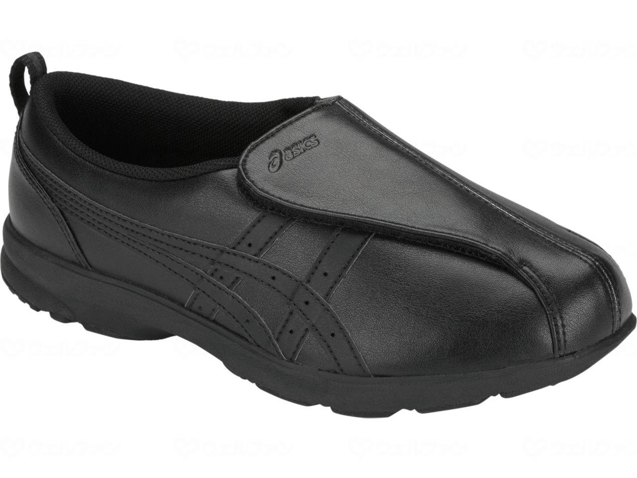 アシックスジャパンﾗｲﾌｳｫｰｶｰ2（W） ﾌﾞﾗｯｸ×ﾌﾞﾗｯｸ 25.0