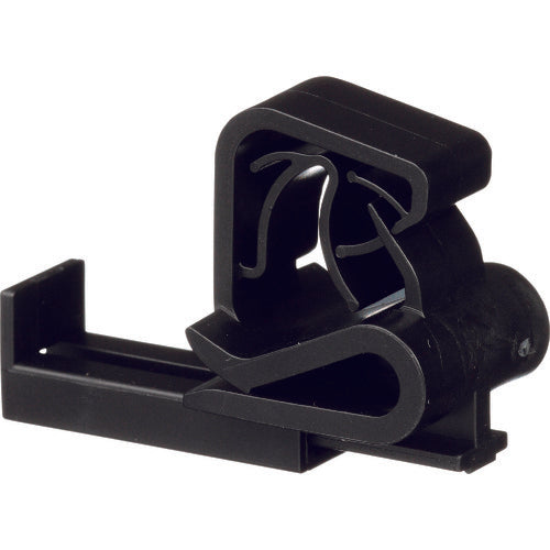 PANDUIT Solar Clips, Parallel Type for Mounting Inside Frames, with Stopper, Weather Resistant Black, Pack of 100, UCCPU-C130, 1 Bag