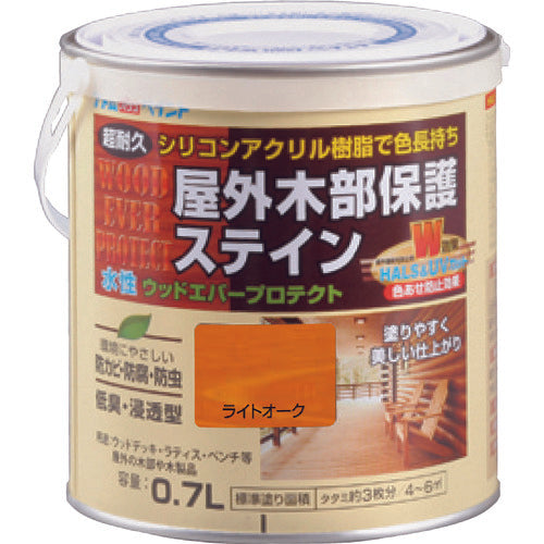Atom Paint Water-Based Wood Ever Protect 0.7L Light Oak 00001-08901 1 can