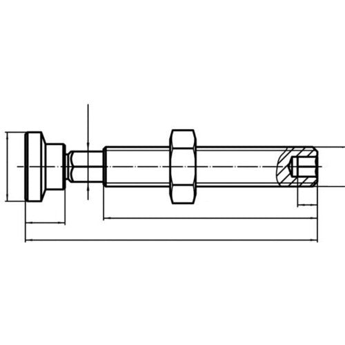 ＨＡＬＤＥＲ　台座部品　スラストパッド、プラスチックコーティング　Ｍ５　22600.0005　1 個
