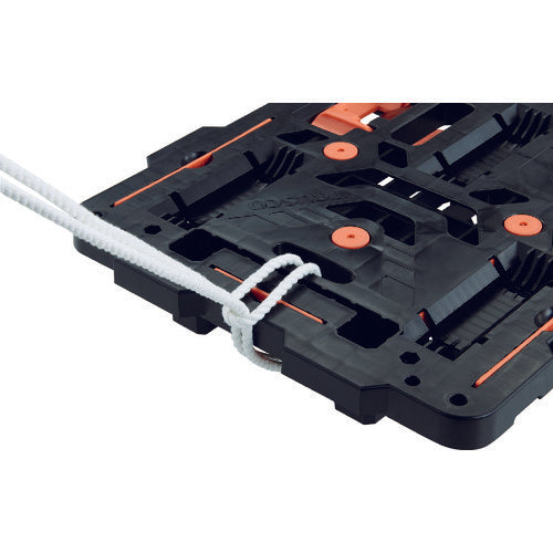 TRUSCO Articulated Plastic Platform Truck Beetle 700X450 Swivel 3 Wheels with Brazed Stopper BT700J3-E100T 1 Unit