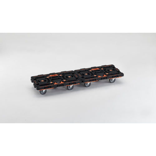 TRUSCO Bulk Purchase Interlocking Plastic Platform Truck Beetle 700X450 Swivel 5 Wheels Set of 4 BT700J5-E100-M4 1 S