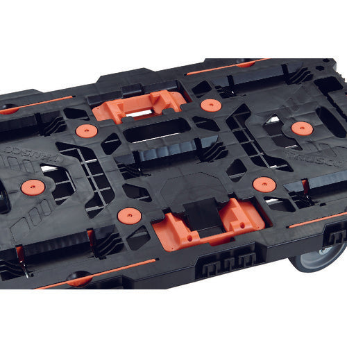 TRUSCO Bulk Purchase, Interlocking Resin Platform Truck, Beetle, 700 x 450, 5 Swivel Wheels, Spill-Proof Set, Brazed Stopper, Set of 4, BT700KJ5-E100T-M4, 1 S