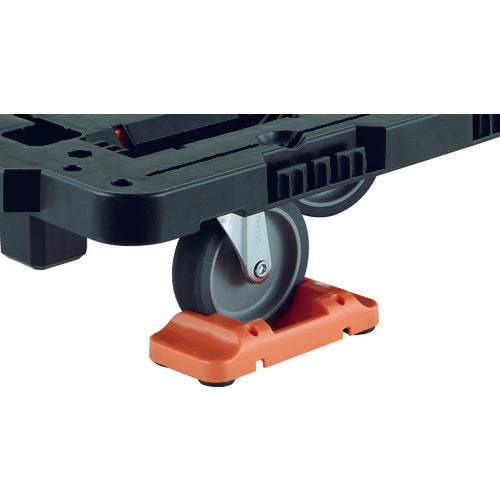 TRUSCO Bulk Purchase, Interlocking Resin Platform Truck, Beetle, 700 x 450, 5 Swivel Wheels, Spill-Proof Set, Brazed Stopper, Set of 4, BT700KJ5-E100T-M4, 1 S