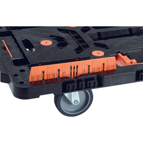 TRUSCO Bulk Purchase, Interlocking Resin Platform Truck, Beetle, 700 x 450, 5 Swivel Wheels, Spill-Proof Set, Brazed Stopper, Set of 4, BT700KJ5-E100T-M4, 1 S