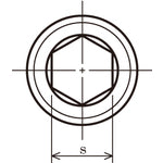 ＴＲＵＳＣＯ　テーパー浮きプラグ　ＳＰ３（スチール）　黒染め　ＰＴ１／４　１５個入　Y1083-0114　1 PK