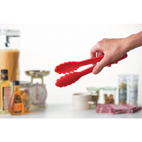 TRUSCO Silicon Tongs 178mm Red SLTN-178-R 1 piece
