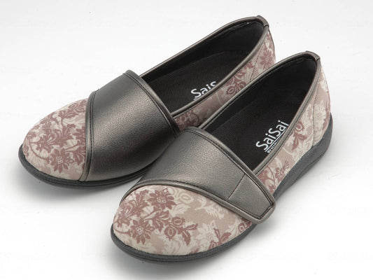 マリアンヌSaiSai　ﾌﾗﾜｰﾌﾟﾘﾝﾄ　W940 ｸﾗｼｯｸﾍﾞｰｼﾞｭ 24.5