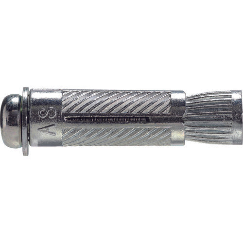 ＴＲＵＳＣＯ　オールプラグボルト　なべ頭　Ｍ６　１０本入　（コンクリート・ブロック用アンカー／ねじ込み式）　AS-640BTA　1 PK