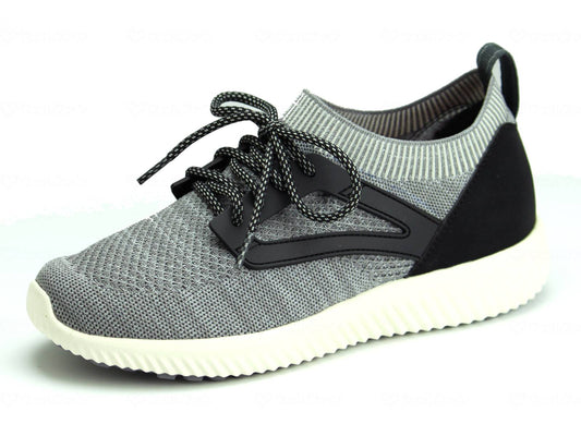 マリアンヌSaiSai ｽﾄﾚｯﾁﾆｯﾄｽﾆｰｶｰ WG130 ｸﾞﾚｰ S