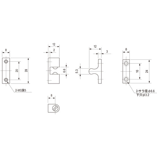 Tochigiya Ball Catch TL-60-2 1 piece