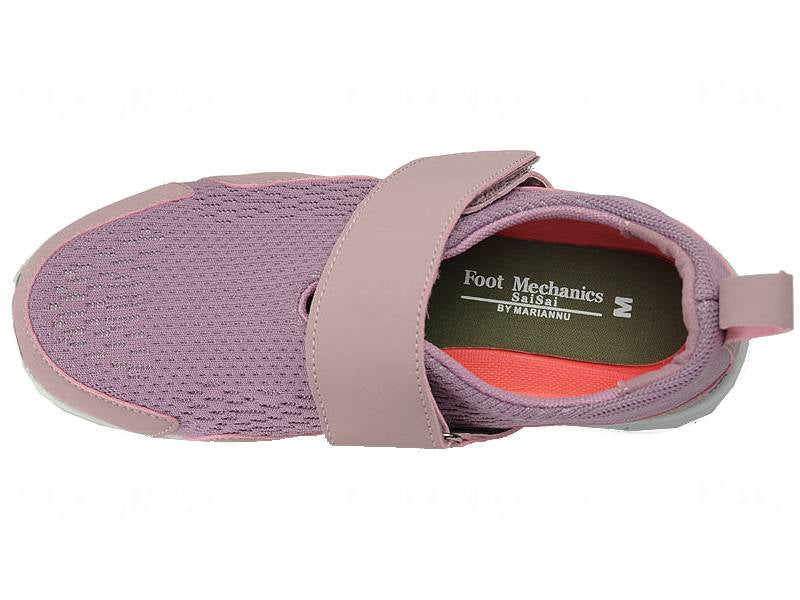 マリアンヌｽﾄﾚｯﾁﾆｯﾄｼｭｰｽﾞ　W750 ﾊﾟｰﾌﾟﾙ LL