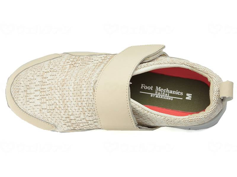 マリアンヌｽﾄﾚｯﾁﾆｯﾄｼｭｰｽﾞ　W750 ﾍﾞｰｼﾞｭ M