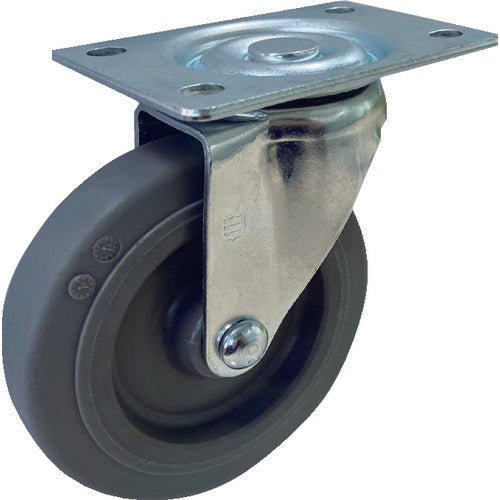 삼성 플레이트식 경하중용 캐스터 102mm 자재 TP3640-01-MIR 1개