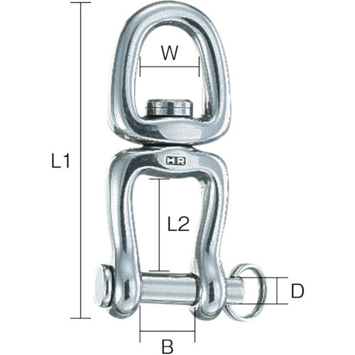 Ｗｉｃｈａｒｄ　シングルスイベルシャックル　２４６５　2465　1 個