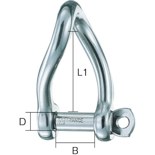 Ｗｉｃｈａｒｄ　セルフロックツイストシャックル　１２２５　1225　1 個