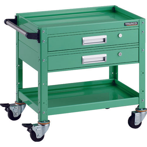 TRUSCO Tool Wagon Birdy Wagon 600X400 with Drawer Young Green BDW-662V2-YG 1 Unit