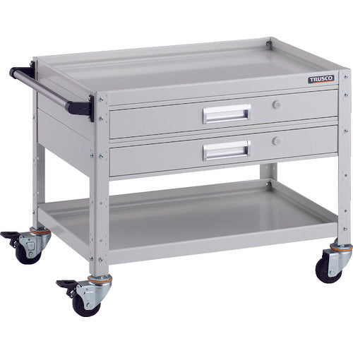 TRUSCO Tool Wagon Birdy Wagon 750X500 with Drawer White BDW-672V2-W 1 Unit