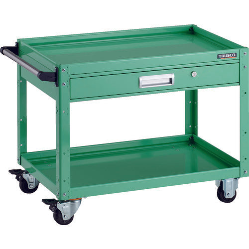 TRUSCO 툴 왜건 이글 왜건 750X500XH600 인출부 영 그린 EGW-672V-YG 1대