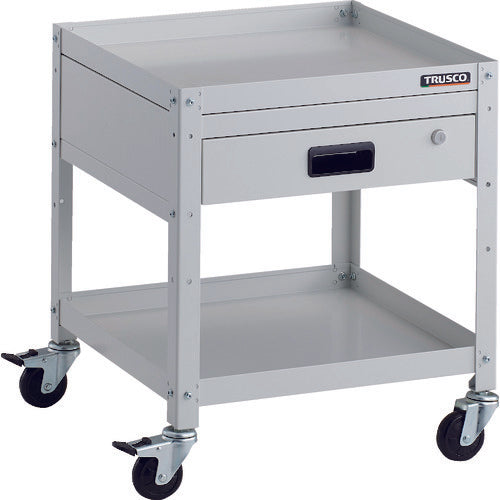 TRUSCCO 툴 왜건 래빗 왜건 500X500 인출 1단 부착 고무 바퀴 화이트 RBW-652V W 1대