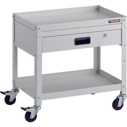 TRUSCCO 툴 왜건 래빗 왜건 600X400 인출 1단 부착 고무 바퀴 화이트 RBW-662V W 1대