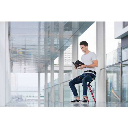 ASTRIDE 【재고 한도 특가】 웨러블 의자 LEX 블랙 LEX-BIONICCHAIR-BK 1 착용