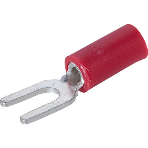 TRUSCO Insulated Crimp Terminal Straight Type Y Type (100 Pieces) T-AVF1.25-V3.5-R 1 Box