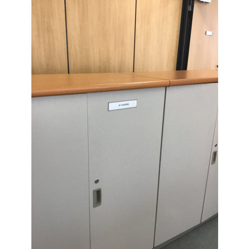 ＴＲＵＳＣＯ　粘着付見出しプレート　４０Ｘ２５０　５枚入　ADP40X250　1 組