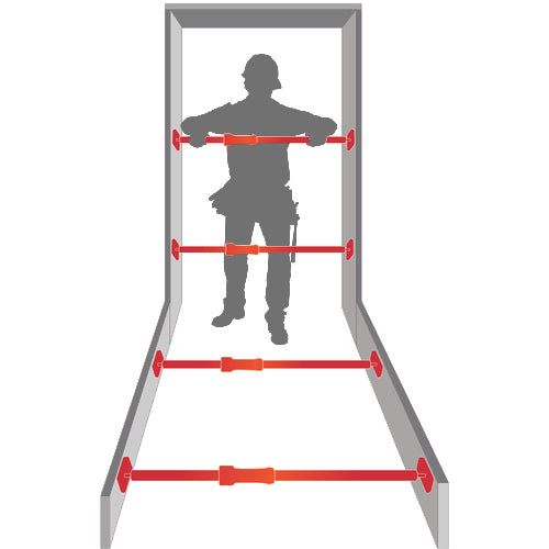 KDS Telescopic Multi-Rod 170 EMR-170 2 pieces