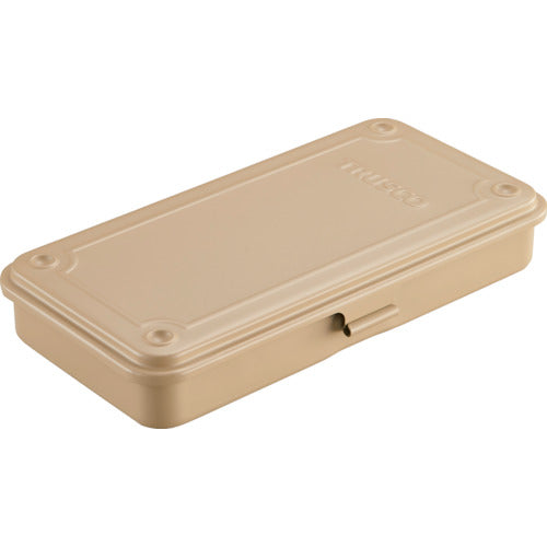 TRUSCO Trunk-type Tool Box 203X109X35 Light Sand T-19LS 1 pc