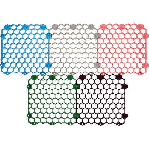 ＴＲＵＳＣＯ　抗菌・防炎ジョイントスノコ　土足用　ブルー　TJDDS15-BL　1 枚