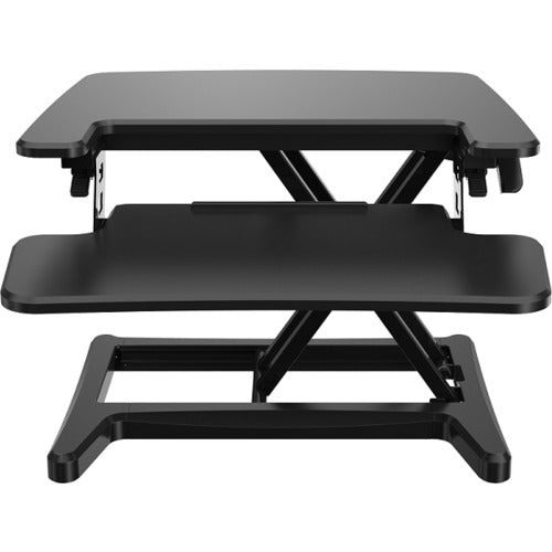 TRUSCO Gas Pressure Tabletop PC Desk Alcove Black 550 x 415 with Keyboard Stand TMT107SS-BK 1 Unit