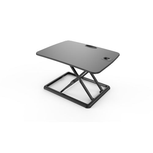 TRUSCO Gas Pressure Desktop PC Desk Ultra Slim Black 660 x 470 TMT201-BK 1 Unit