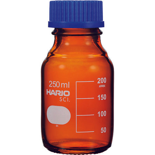 ＨＡＲＩＯ　ボトル　耐熱ねじ口瓶（茶）　２５０ｍｌ　NBB-250-SCI　1 個