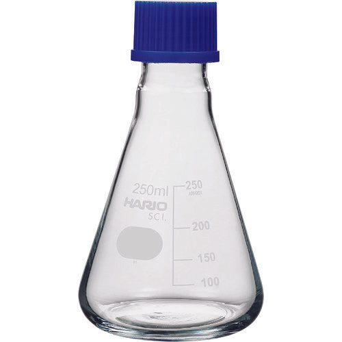 HARIO Heat-resistant screw-top Erlenmeyer flask 250ml NSF-250-SCI 1 piece