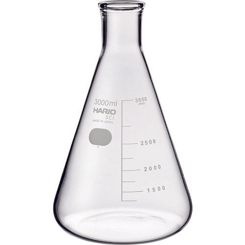 HARIO Erlenmeyer flask with approximate graduations 3000ml SF-3L-SCI 1 piece