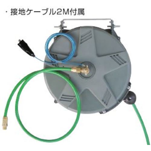 TRIENS 도전 에어 호스 릴 내경 6.5×외경 10mm 호스 전체 길이 10m 오렌지 SHS-210EA-OR 1대