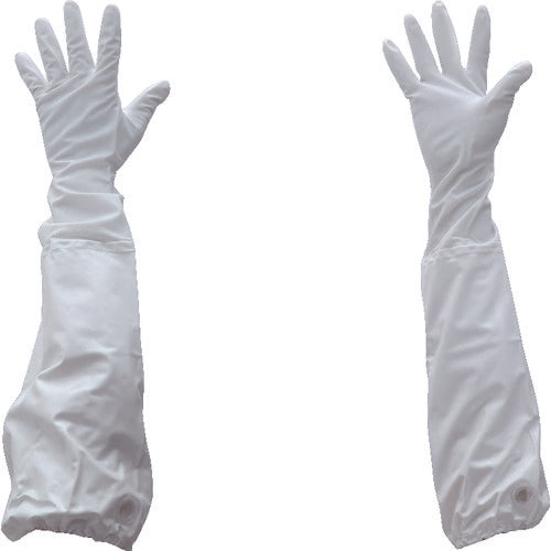 TRUSCO 팔 커버 포함 PVC 얇은 장갑 TPGAC-M 1 쌍