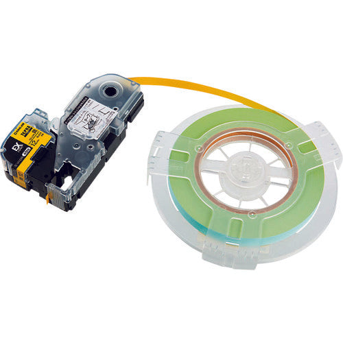 KING JIM [Genuine] "Tepra" PRO Tape 12mm EX Refill Long Tape Yellow Label/Black Text 45m Length SC12Y-EXR 1 pc