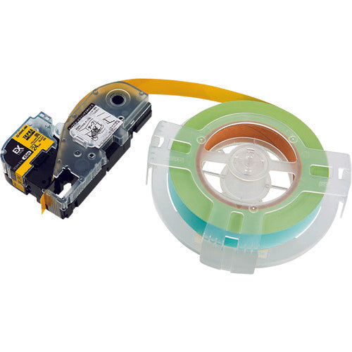 ＫＩＮＧ　ＪＩＭ　【純正】「テプラ」ＰＲＯテープ　２４ｍｍ　ＥＸ詰替用ロングテープ　黄ラベル／黒文字　長さ４５ｍ　SC24Y-EXR　1 個