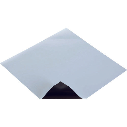 TRUSCO Anisotropic Color Magnet Sheet, No Adhesive, t0.9mm x 500mm x 500mm, White, CMS-505009W, 1 Sheet