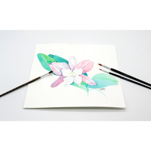 Akashiya Art Sable Flat Brush No. 4 GAF#4S 1 piece