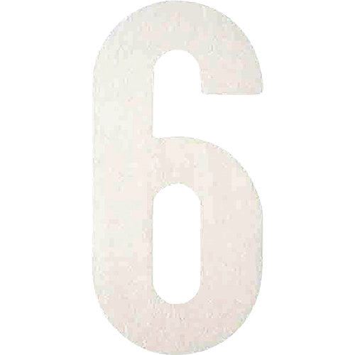 Atom Paint Floor Sign Small Number 6 00001-03706 1 piece