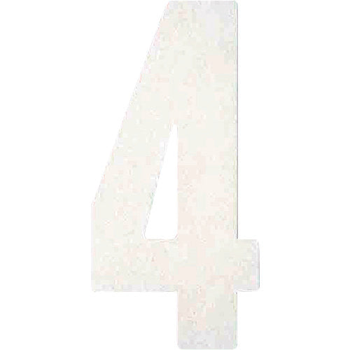 Atom Paint Floor Sign Large Number 4 00001-03605 1 sheet