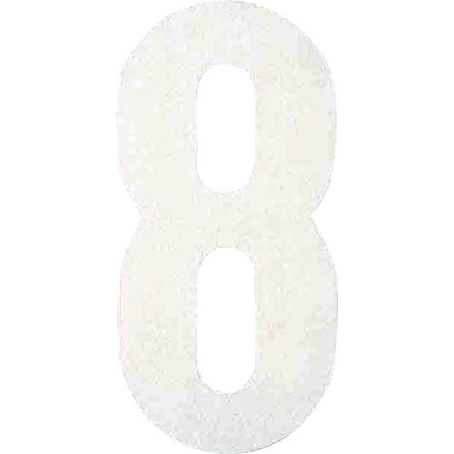 Atom Paint Floor Sign Large Number 8 00001-03609 1 piece