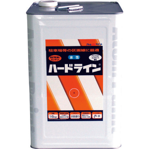 アトムペイント　水性ハードライン　１６ｋｇ　黄　00001-12111　1 缶